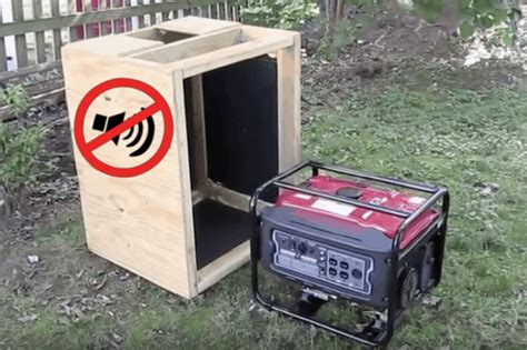 stainless steel silencer box|homemade generator quiet box.